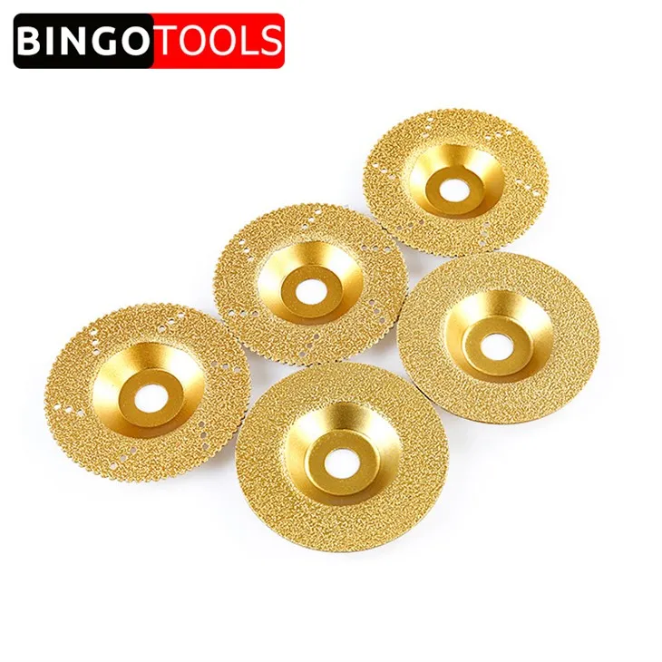 Vacuum Brazed Twou Saws pou mozayik pòslèn